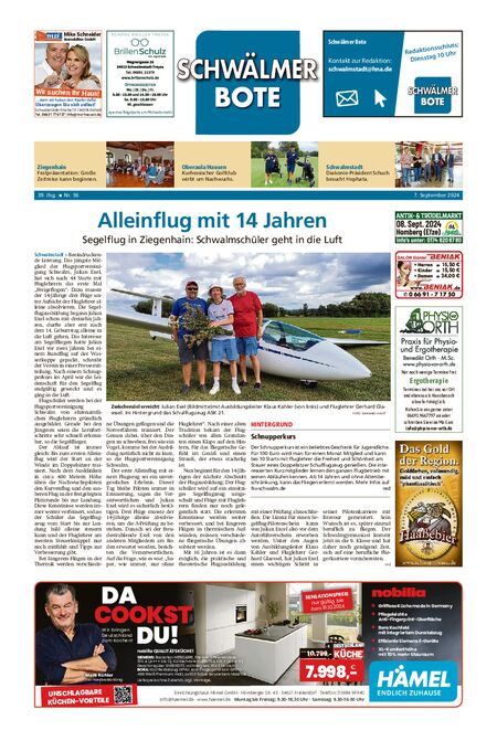 Schwälmer Bote vom 07.09.2024