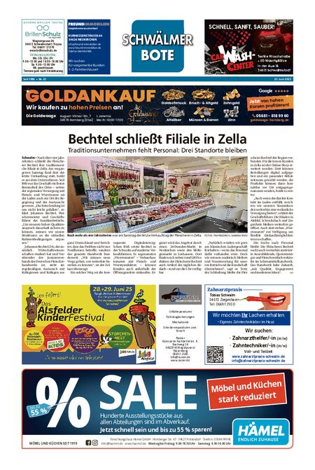Schwälmer Bote vom 21.06.2025