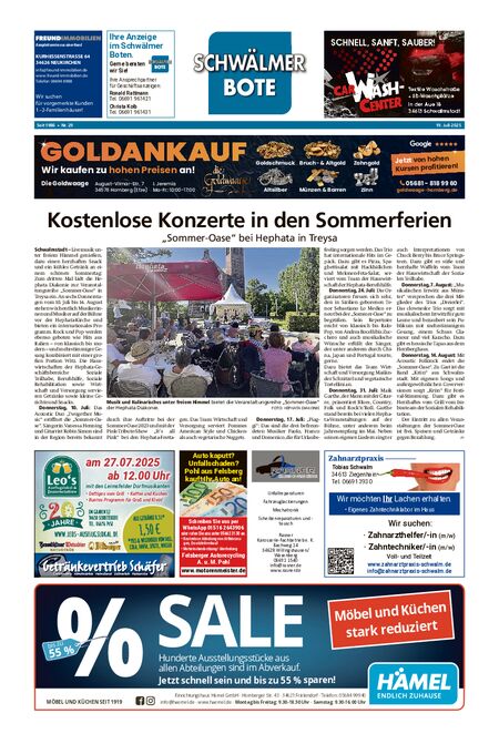 Schwälmer Bote vom 19.07.2025