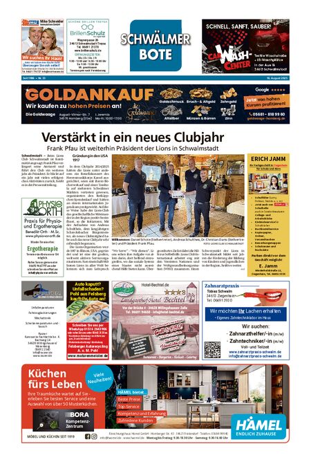 Schwälmer Bote vom 16.08.2025