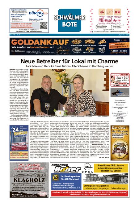 Schwälmer Bote vom 06.09.2025