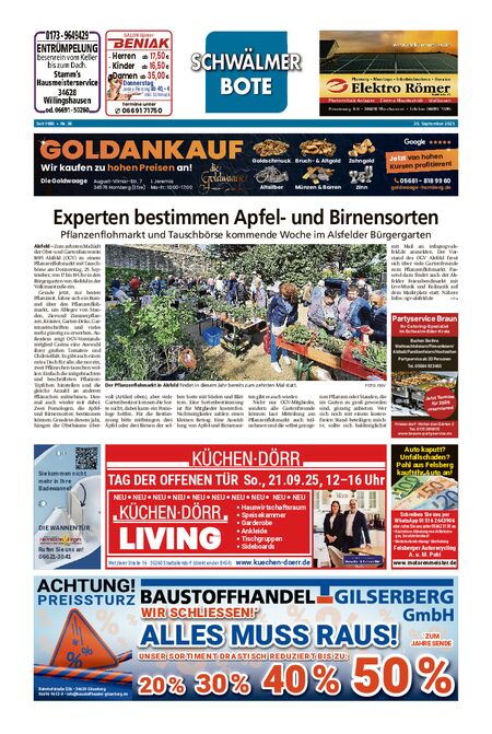 Schwälmer Bote vom 20.09.2025