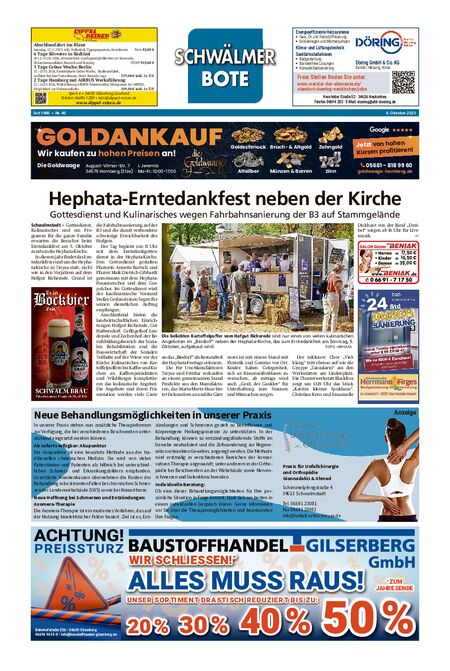 Schwälmer Bote vom 04.10.2025