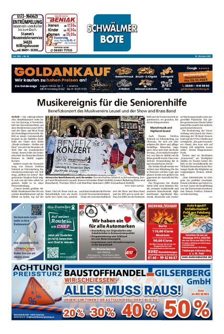 Schwälmer Bote vom 18.10.2025