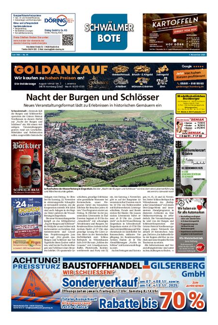 Schwälmer Bote vom 01.11.2025