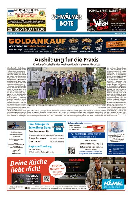 Schwälmer Bote vom 08.11.2025