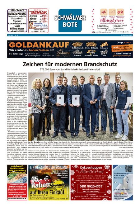Schwälmer Bote vom 15.11.2025