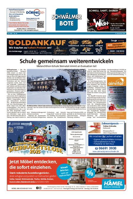Schwälmer Bote vom 06.12.2025