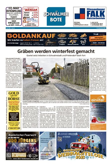 Schwälmer Bote vom 13.12.2025