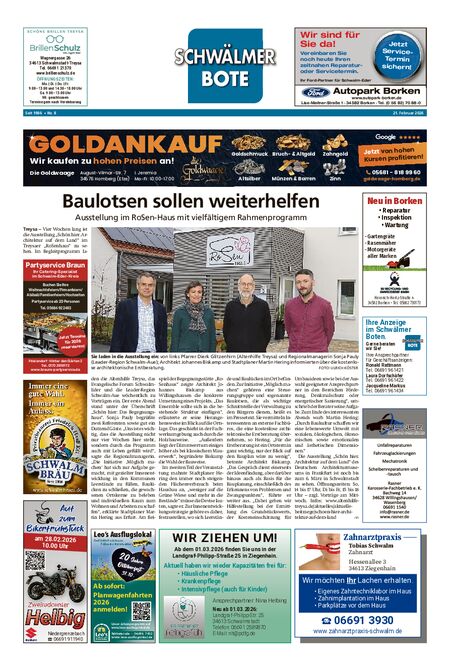 Schwälmer Bote vom 21.02.2026