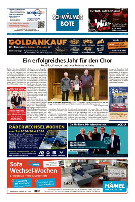 Schwälmer Bote vom 14.03.2026