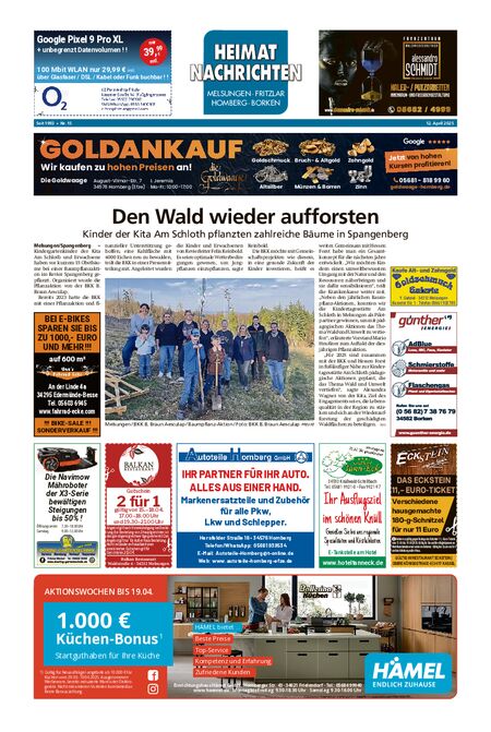 Heimatnachrichten Melsungen/Fritzlar-Homberg vom 12.04.2025