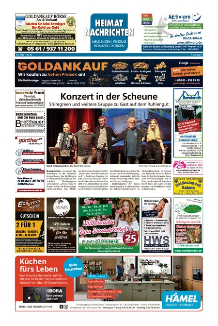 Heimatnachrichten Melsungen/Fritzlar-Homberg vom 07.06.2025