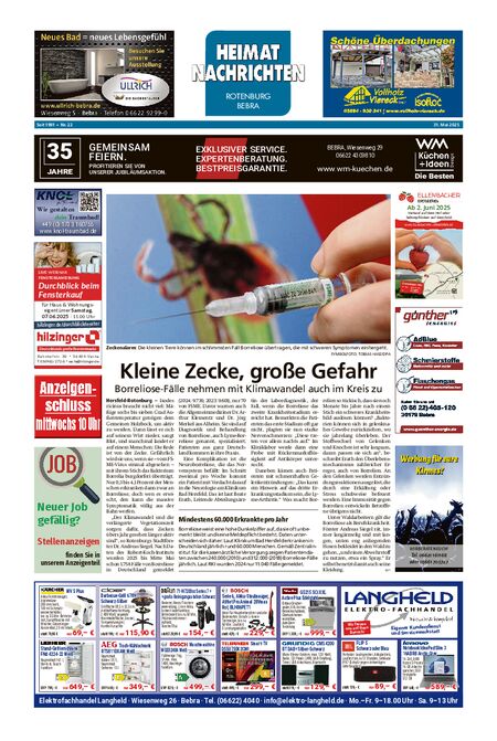 Heimatnachrichten Rotenburg/Bebra vom 31.05.2025