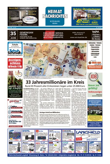 Heimatnachrichten Rotenburg/Bebra vom 26.07.2025