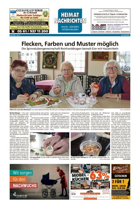 Heimatnachrichten Witzenhausen/Hann. Münden vom 26.04.2025