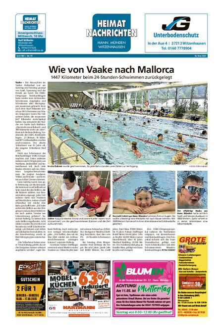 Heimatnachrichten Witzenhausen/Hann. Münden vom 10.05.2025