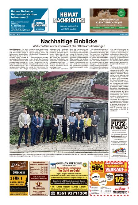 Heimatnachrichten Witzenhausen/Hann. Münden vom 28.06.2025