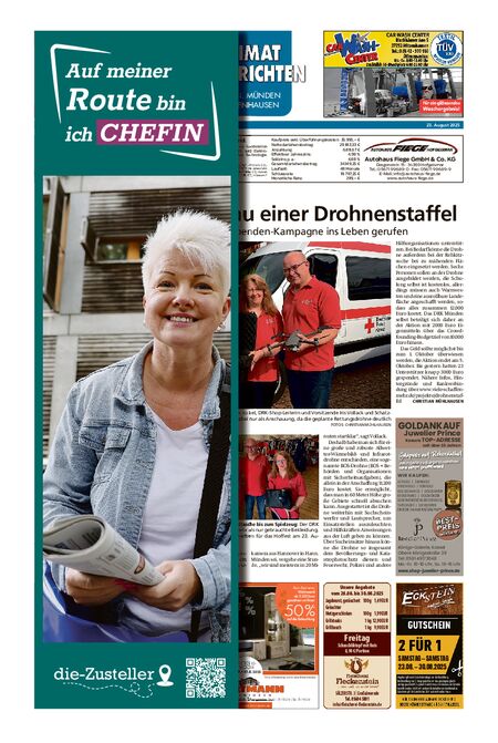 Heimatnachrichten Witzenhausen/Hann. Münden vom 23.08.2025