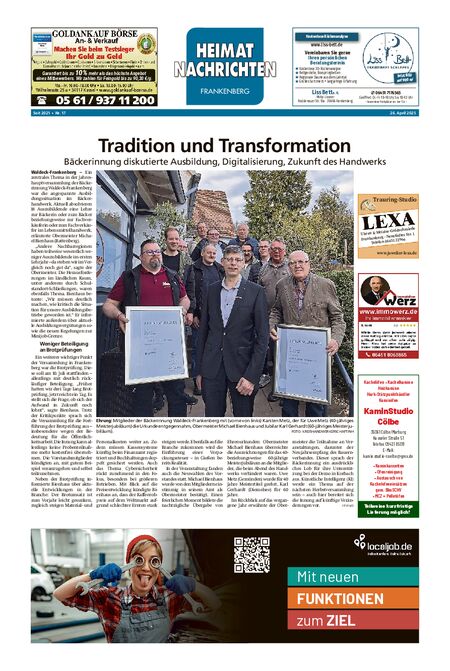 Heimatnachrichten Frankenberg vom 26.04.2025