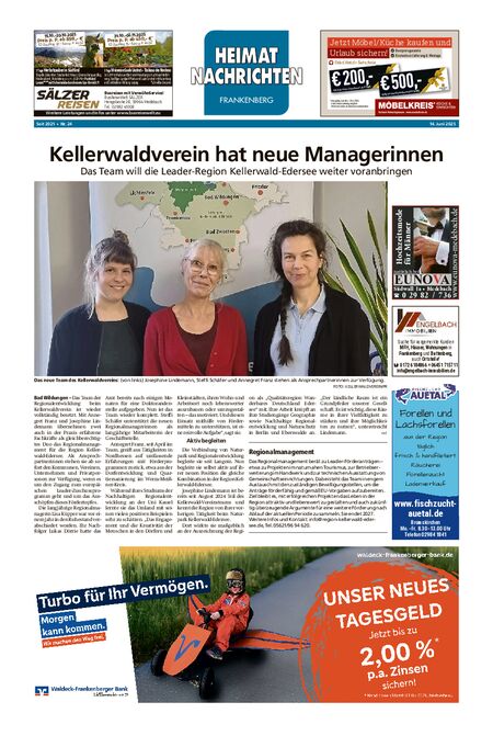 Heimatnachrichten Frankenberg vom 14.06.2025