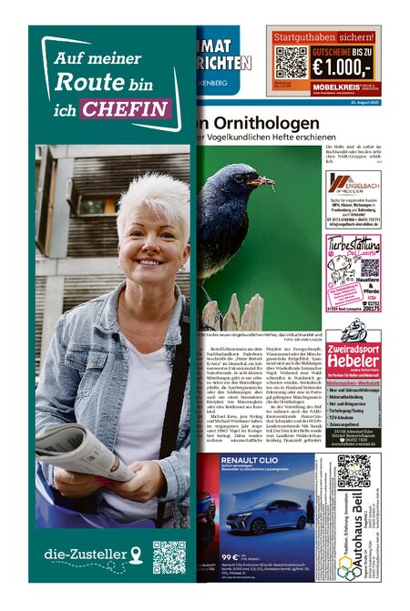 Heimatnachrichten Frankenberg vom 23.08.2025