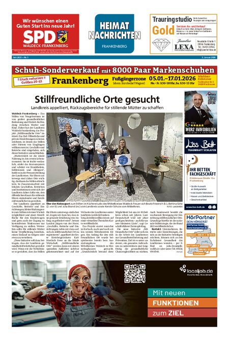 Heimatnachrichten Frankenberg vom 03.01.2026