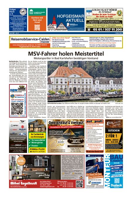 Hofgeismar Aktuell vom 01.03.2025