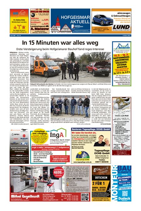 Hofgeismar Aktuell vom 08.03.2025