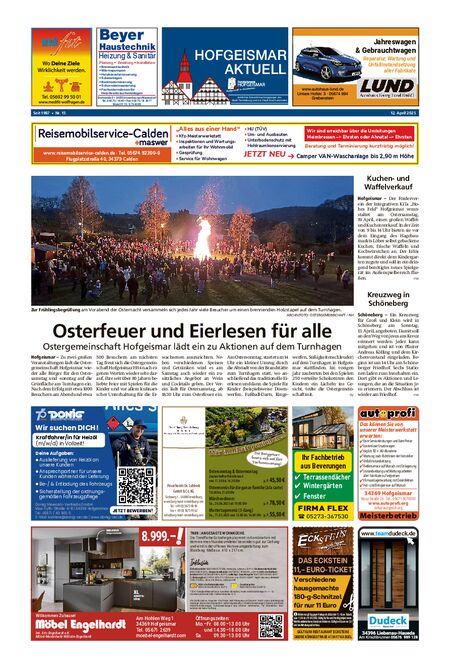 Hofgeismar Aktuell vom 12.04.2025