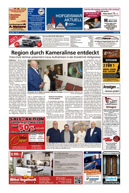 Hofgeismar Aktuell vom 03.05.2025