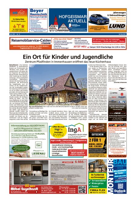 Hofgeismar Aktuell vom 10.05.2025