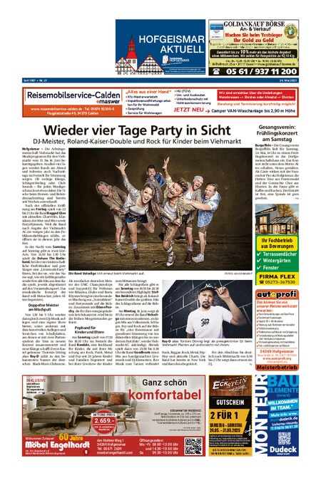 Hofgeismar Aktuell vom 24.05.2025