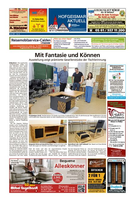 Hofgeismar Aktuell vom 28.06.2025
