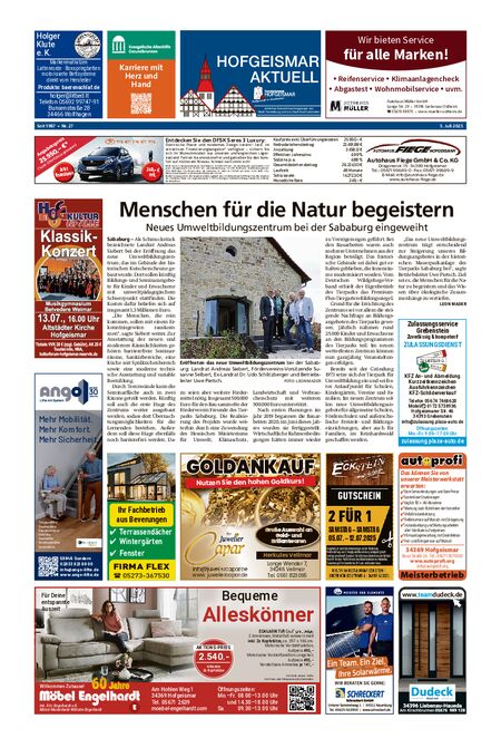 Hofgeismar Aktuell vom 05.07.2025
