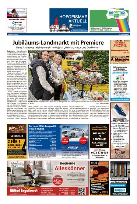 Hofgeismar Aktuell vom 18.10.2025