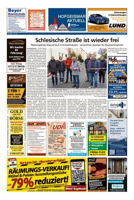 Hofgeismar Aktuell vom 08.11.2025