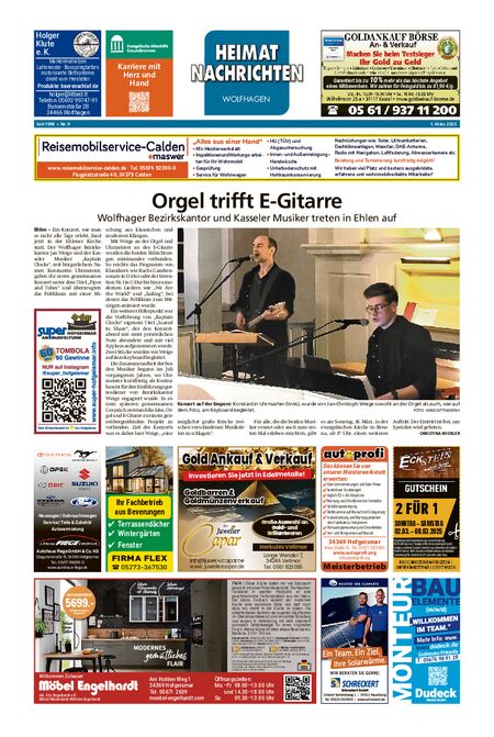 Heimatnachrichten Wolfhagen  vom 01.03.2025