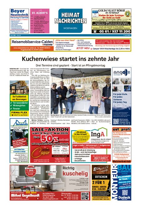 Heimatnachrichten Wolfhagen  vom 07.06.2025