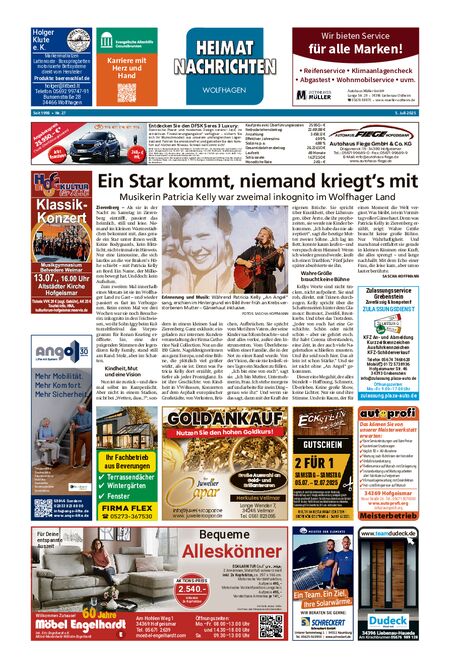 Heimatnachrichten Wolfhagen  vom 05.07.2025