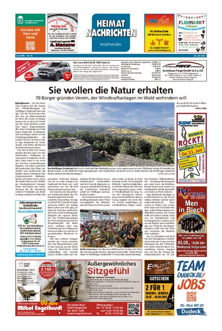 Heimatnachrichten Wolfhagen  vom 26.07.2025