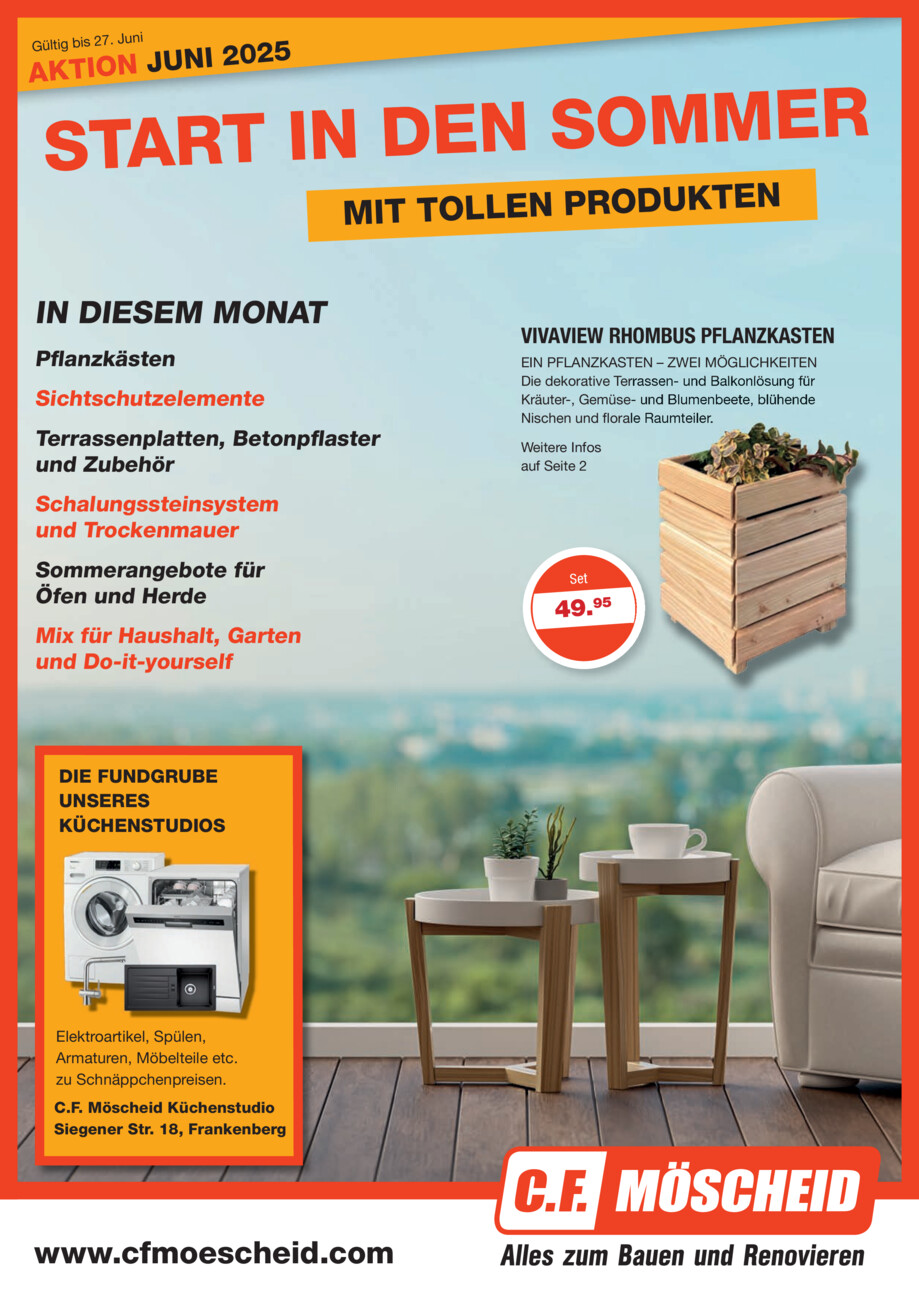 Balzer GmbH + Co. KG | C.F. Möscheid - Baufachmarkt vom Samstag, 07.06.2025