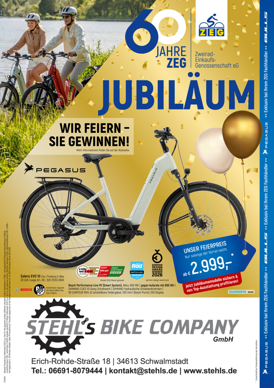 Stehl's Bike Company vom Dienstag, 14.04.2026