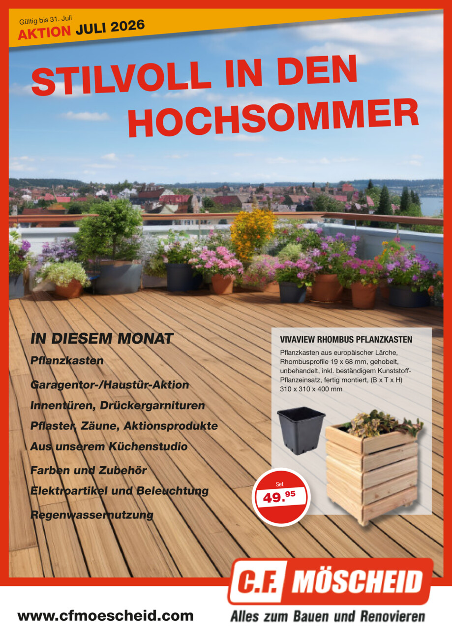 Balzer GmbH + Co. KG | C.F. Möscheid | Baustoffe vom Samstag, 04.07.2026