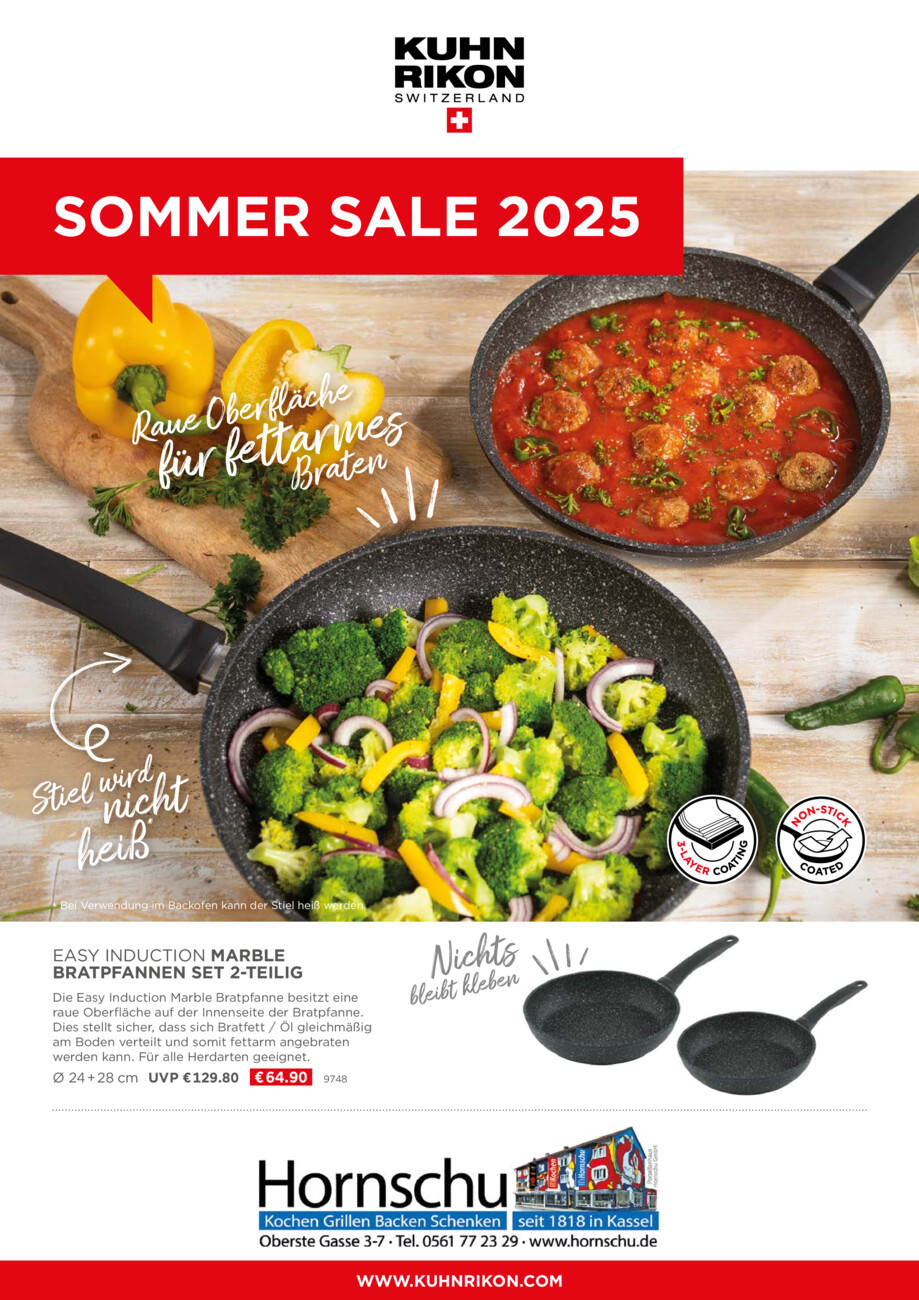 Hornschu - SOMMER SALE vom Montag, 08.09.2025