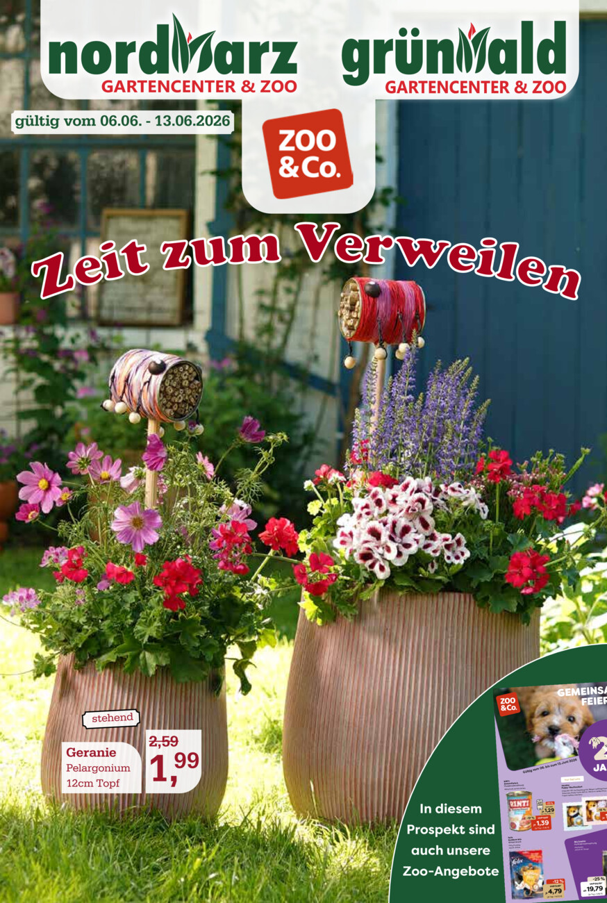 Grünwald Gartencenter vom Montag, 08.06.2026