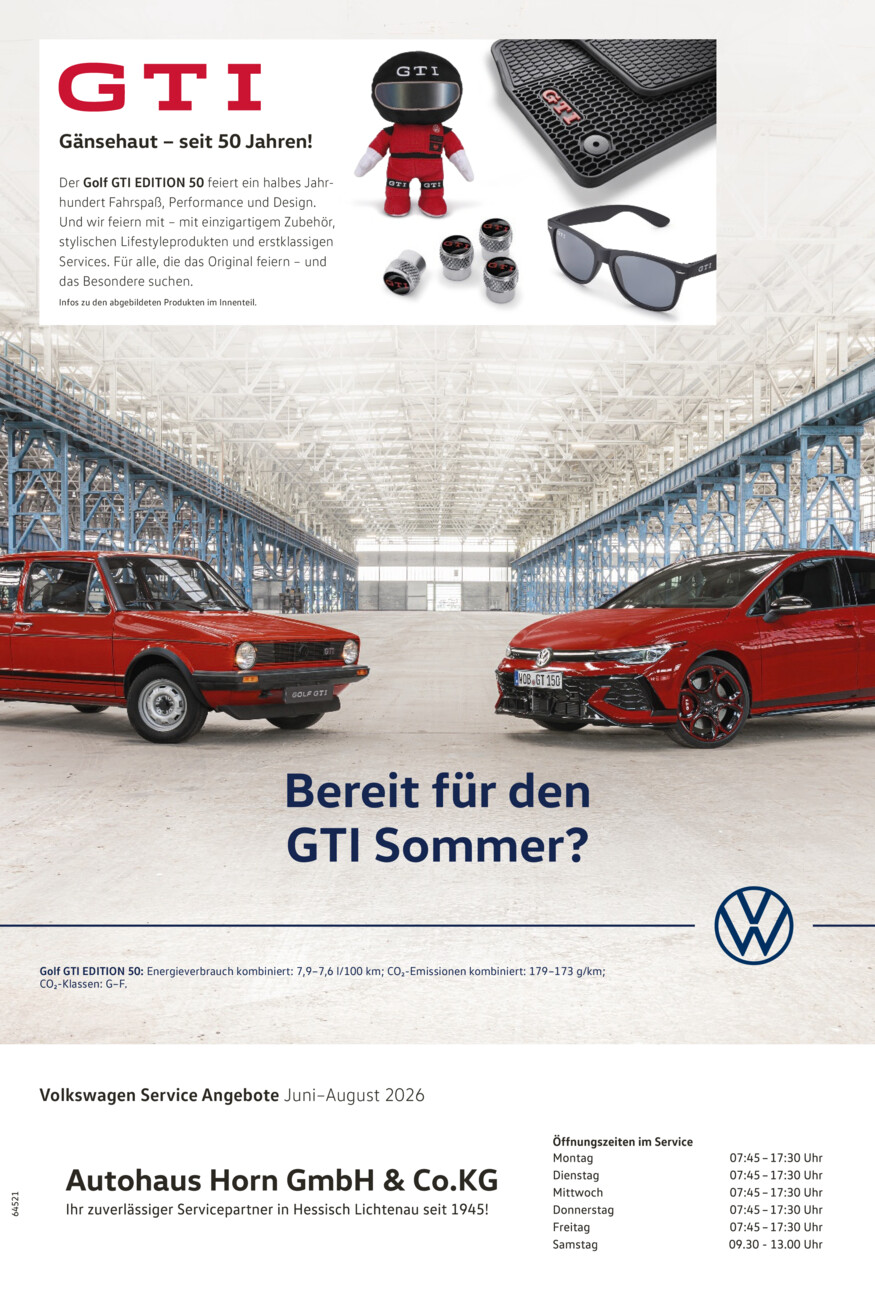 Autohaus Horn vom Mittwoch, 10.06.2026