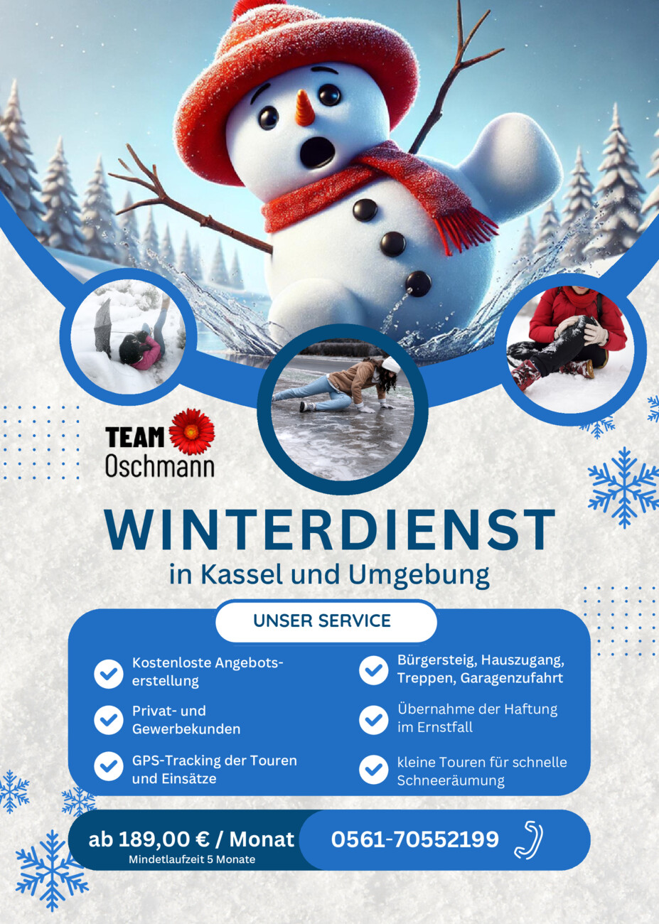 Winterdienst - Team Oschmann vom Dienstag, 07.10.2025