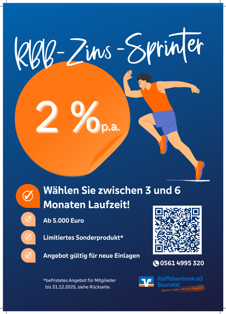 Raiffeisenbank Baunatal vom Samstag, 29.11.2025