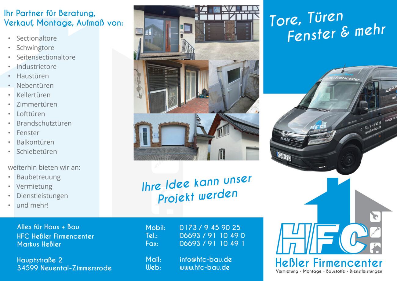 HFC Heßler Firmencenter vom Dienstag, 21.04.2026